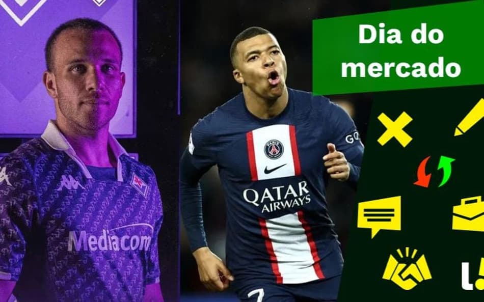 Fiorentina acerta contratação de Arthur por empréstimo, time de Jorge Jesus faz proposta astronômica por Mbappé… O Dia do Mercado!