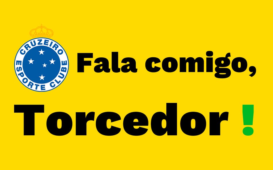 Torcedor do Cruzeiro, ajude a escolher o nome da área dedicada ao seu time no Lance!