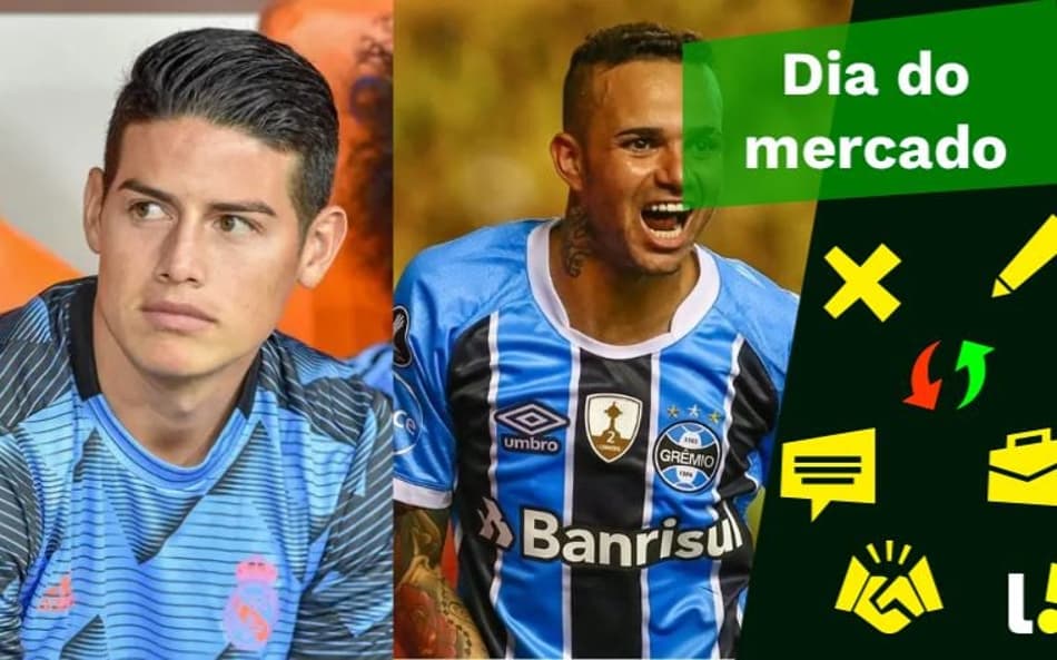 James Rodríguez perto do São Paulo, Luan volta ao Grêmio, Flamengo negocia com Wendel… O Dia do Mercado!