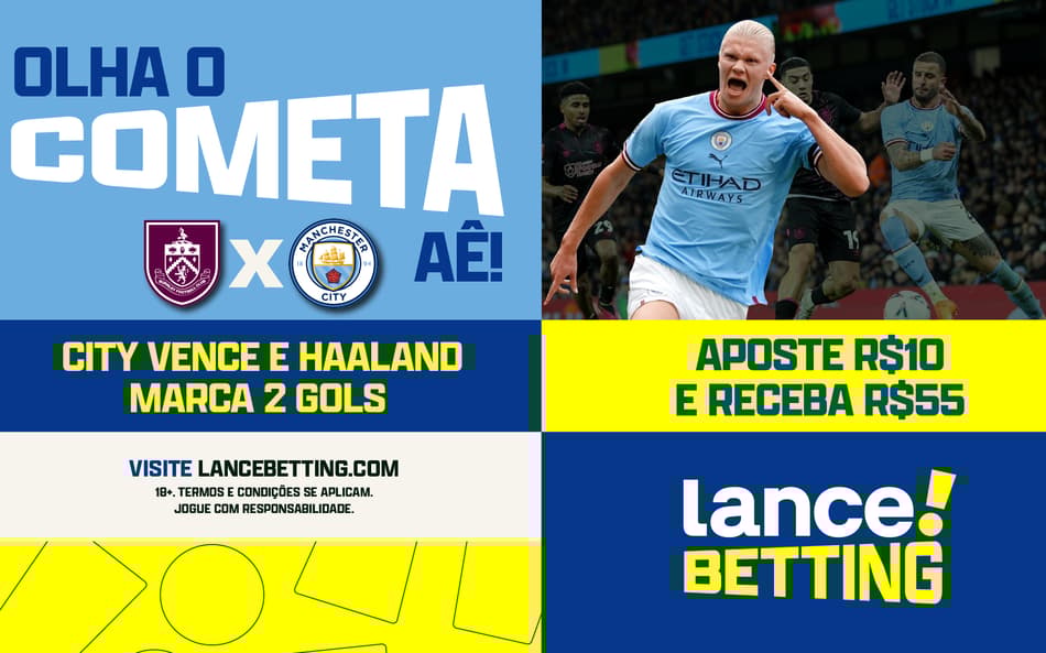 Cometa Haaland?! Lance! Betting tem odds turbinadas para a estreia do City nesta sexta