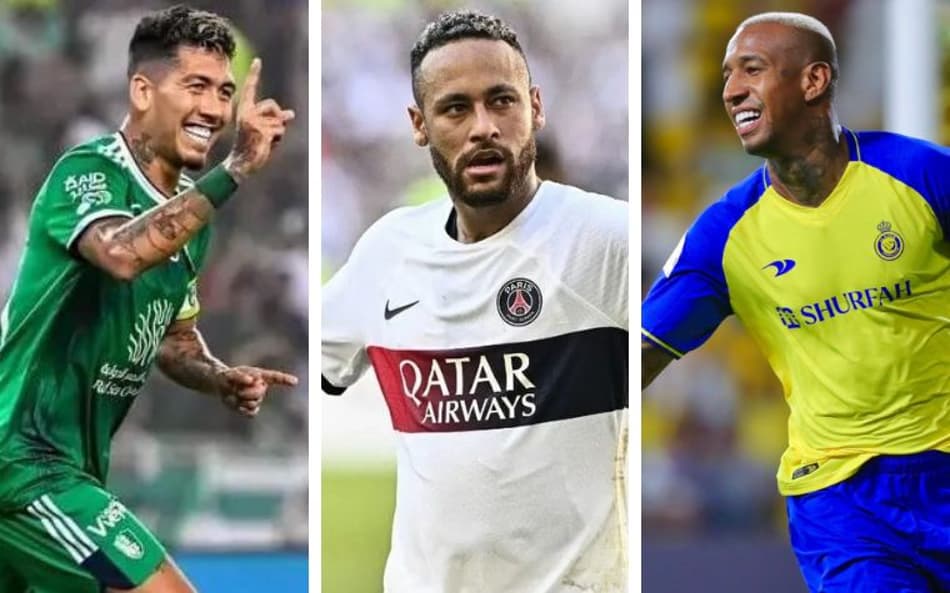 Neymar próximo do Al-Hilal! Veja 26 jogadores brasileiros que atuam na Arábia Saudita