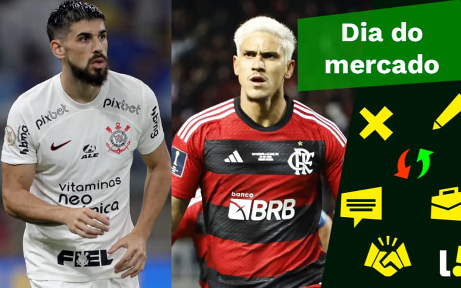 Flamengo de olho em defensor do Corinthians, Pedro é alvo do Zenit… O Dia do Mercado!