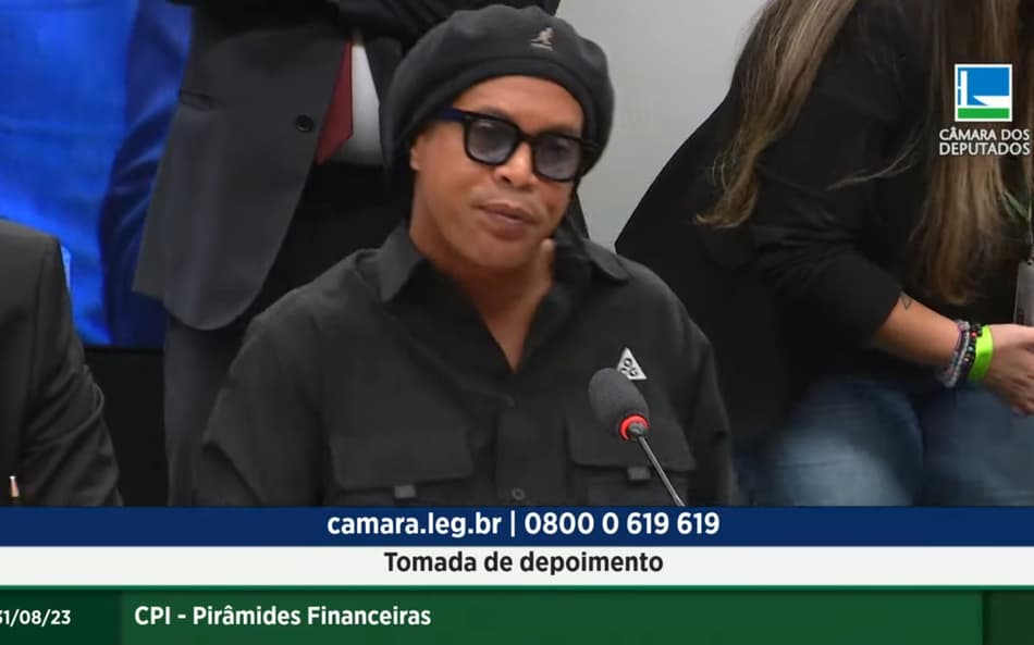 AO VIVO: Ronaldinho Gaúcho depõe em CPI das Criptomoedas