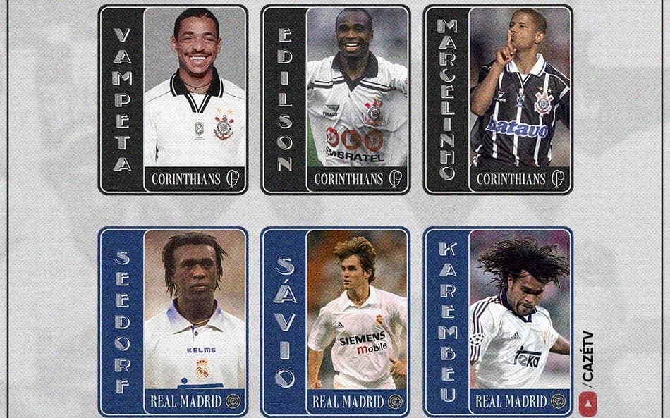 Confira entrevista coletiva com lendas de Corinthians e Real Madrid