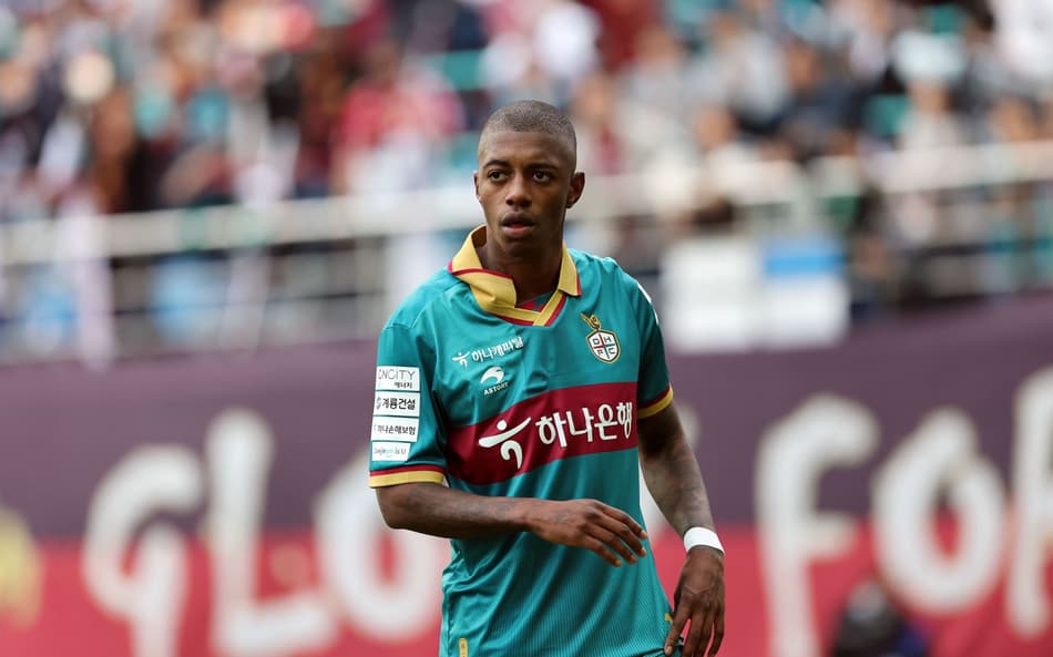Leandrinho vive expectativa de completar 50 jogos pelo Daejeon, da Coreia do Sul