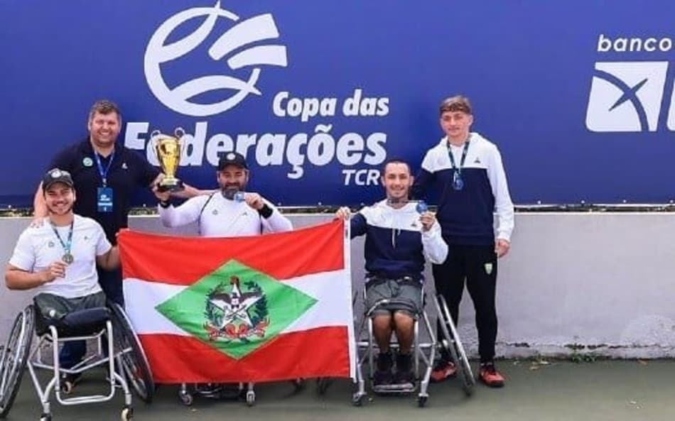 Santa Catarina é campeã da Copa das Federações de Tênis em Cadeira de Rodas