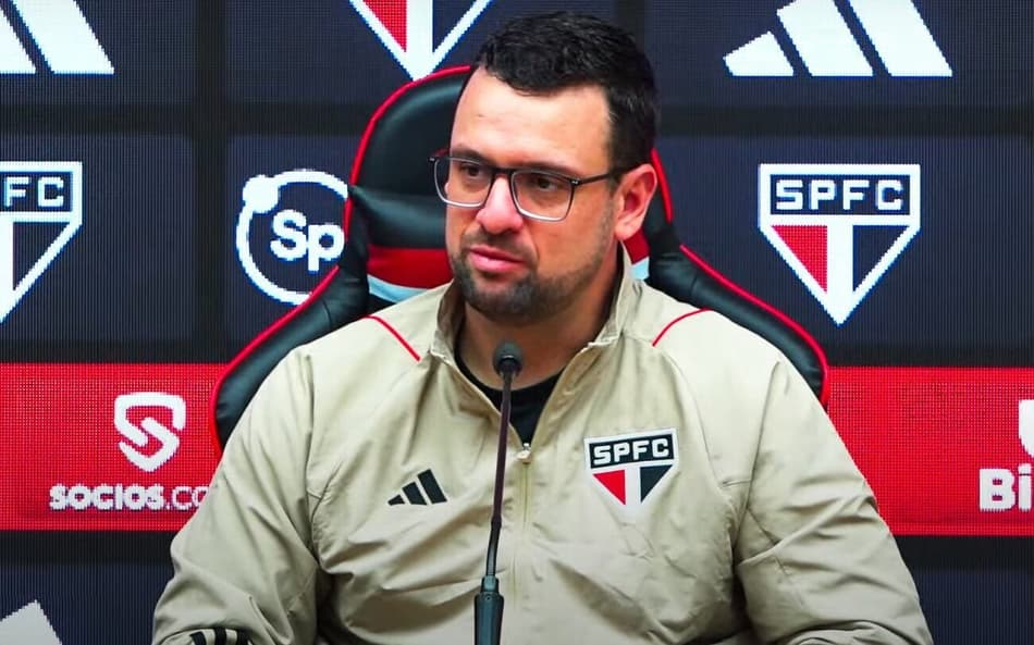 AO VIVO! Auxiliar de Dorival fala após empate do São Paulo com o Botafogo; assista à coletiva