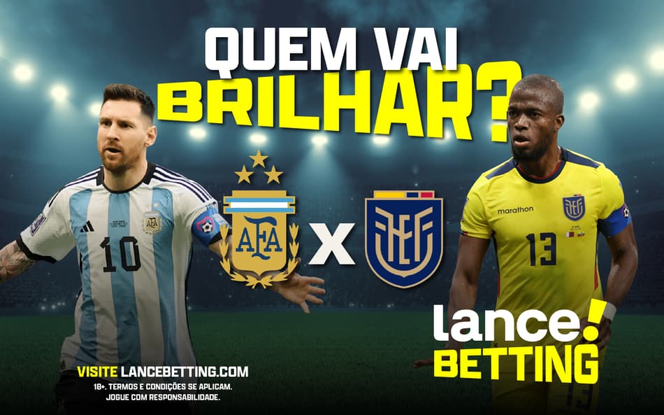 Quem brilha? Aposte R$10 e ganhe R$95 com Messi e Valencia nas Eliminatórias