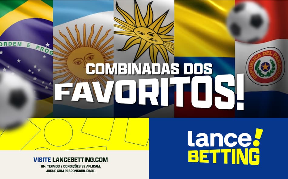 Aposte R$10 e ganhe R$65 com Brasil, Colômbia, Uruguai e Argentina nas Eliminatórias