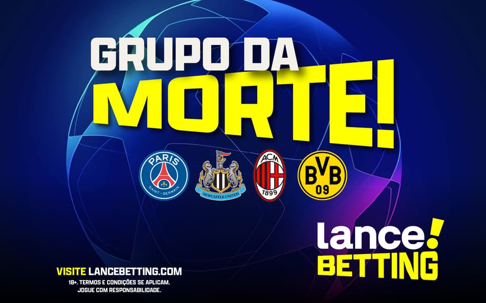 Quem sobrevive ao grupo da morte? Aposte R$10 e ganhe até R$60 na 1ª fase da Liga dos Campeões