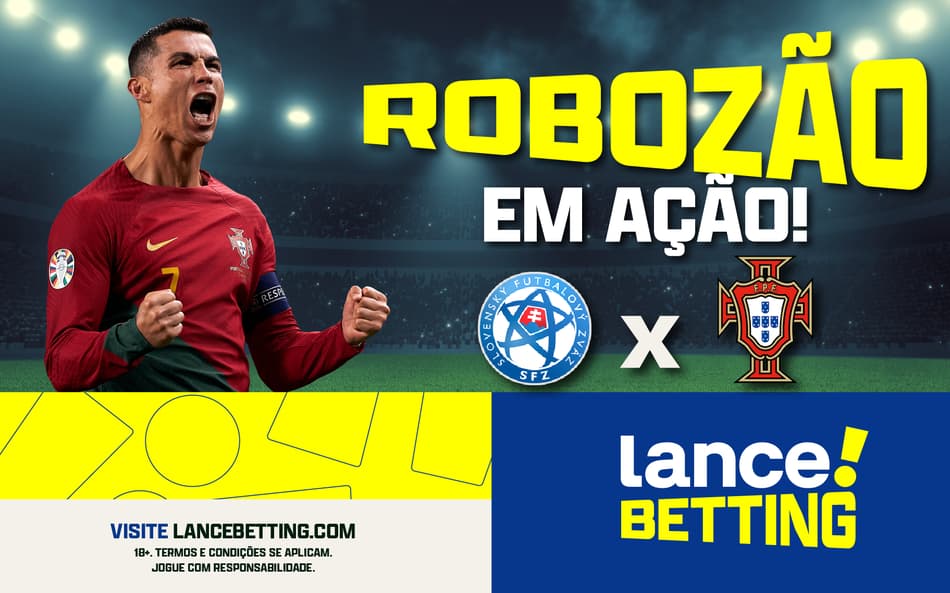 Craque! Aposte R$10 e ganhe mais de R$35 se CR7 abrir o placar contra a Eslováquia