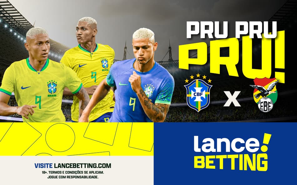 Barba, cabelo e bigode! Aposte R$10 e ganhe R$90 com Richarlison em Brasil x Bolívia