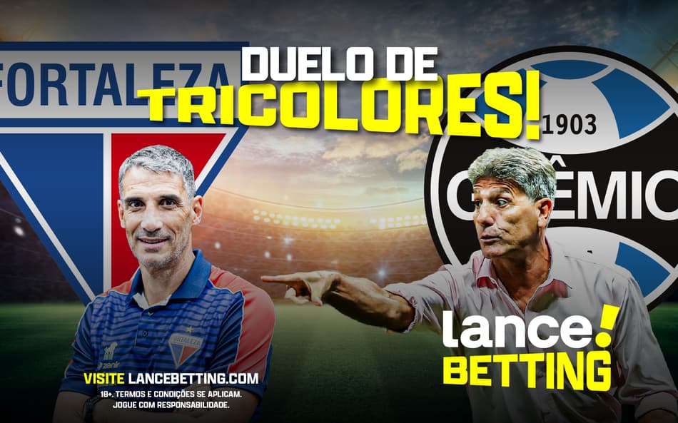 Aposte R$50 e ganhe mais de R$160 com empate entre Fortaleza e Grêmio pelo Brasileirão