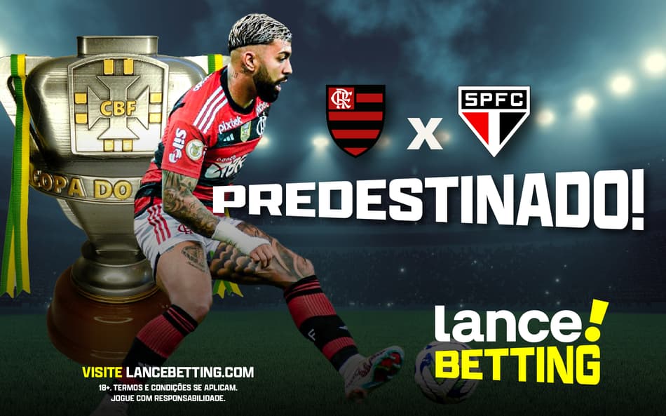 Sempre ele? Aposte R$10 e ganhe mais de R$55 se Gabigol abrir o placar na final!
