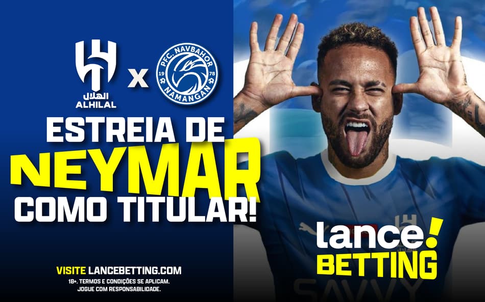 Ney titular! Aposte R$10 e ganhe mais de R$20 com o Al-Hilal na Liga dos Campeões da Ásia