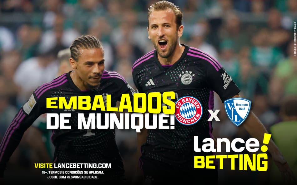 Goleada? Aposte R$10 e ganhe R$90 com o Bayern de Munique contra o Bochum