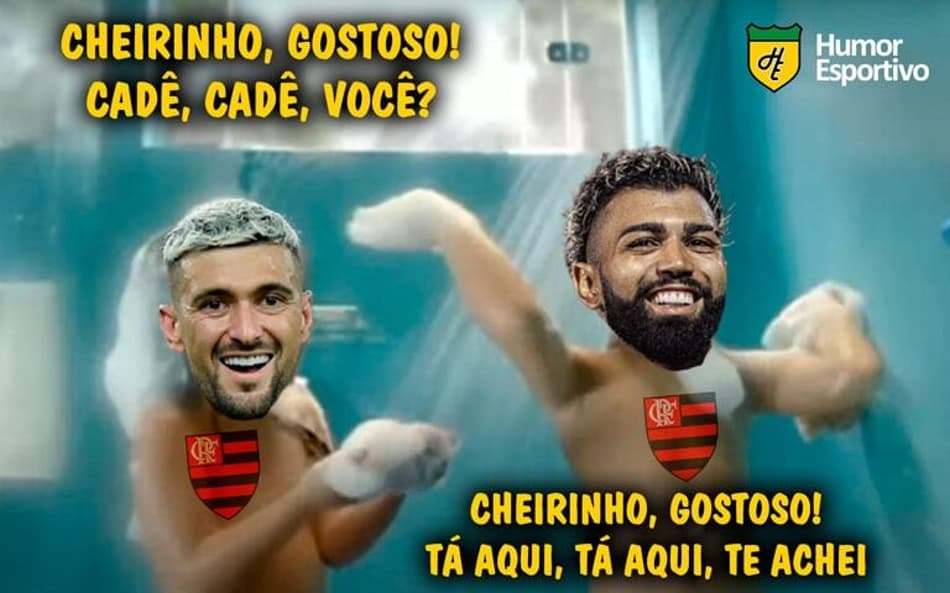 Meme do cheirinho volta com tudo nas provocações ao Flamengo; confira as montagens