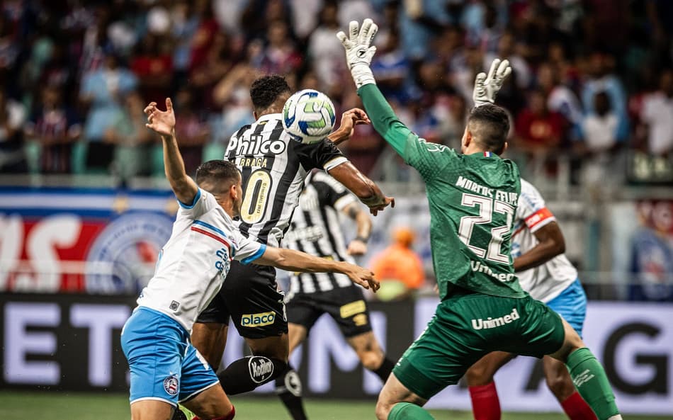 Assista aos melhores momentos de Bahia x Santos