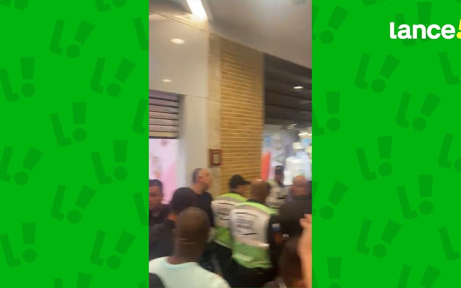 VÍDEO: Marcos Braz, vice do Flamengo, sai de shopping escoltado pela Polícia Militar