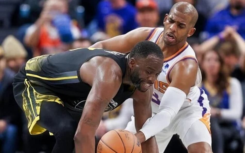 Antigos rivais, Draymond Green e Chris Paul treinam juntos