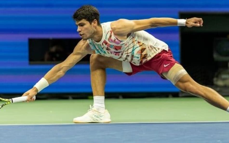 Alcaraz explica proteção nas coxas nas oitavas do US Open