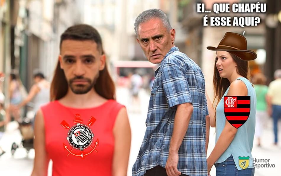 Vem chapéu aí? Web vai à loucura com disputa entre Flamengo e Corinthians por Tite; veja memes