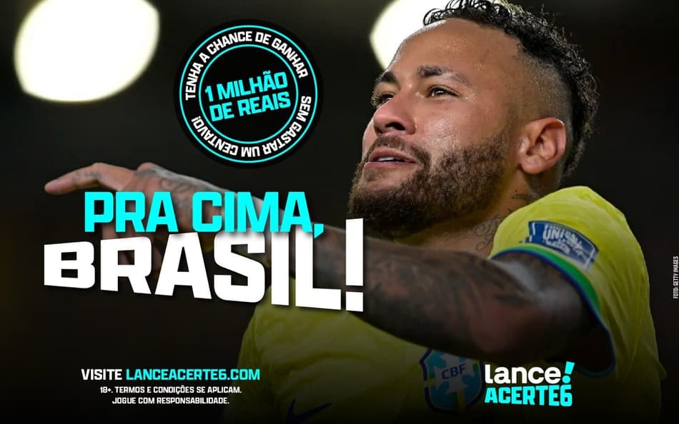 Acerte6: 100% dos apostadores acreditam na vitória do Brasil contra a Venezuela