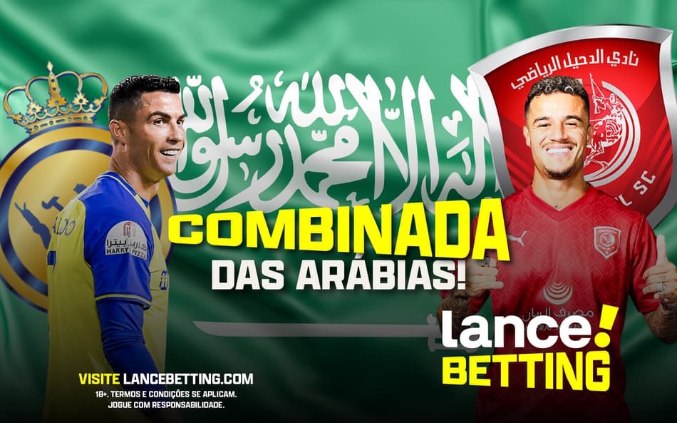 Champions das Arábias! Aposte R$50 e ganhe mais de R$98 com CR7 e Philippe Coutinho