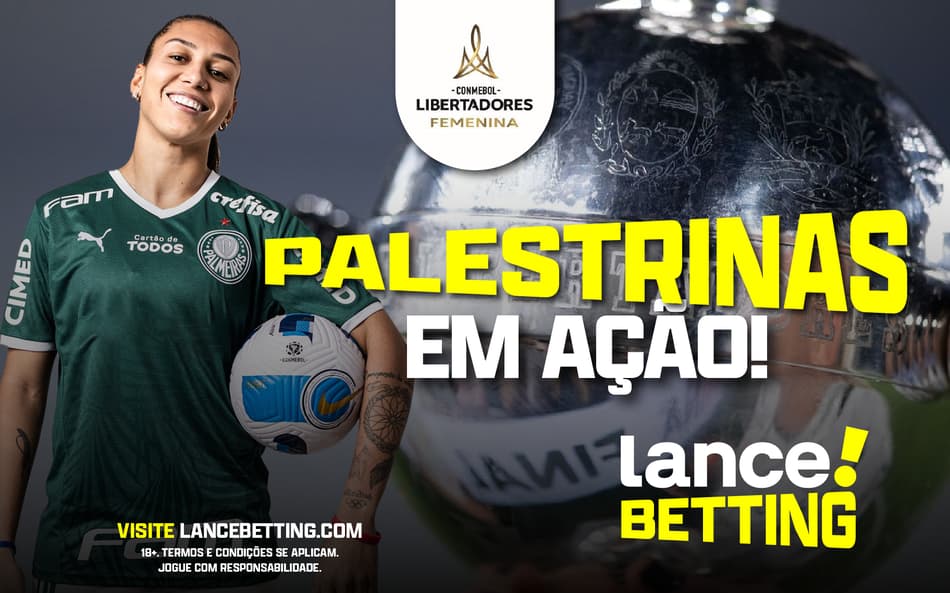 Aposte R$50 e ganhe R$350 com resultado correto de Palmeiras e Barcelona de Guayaquil pela Libertadores Feminina