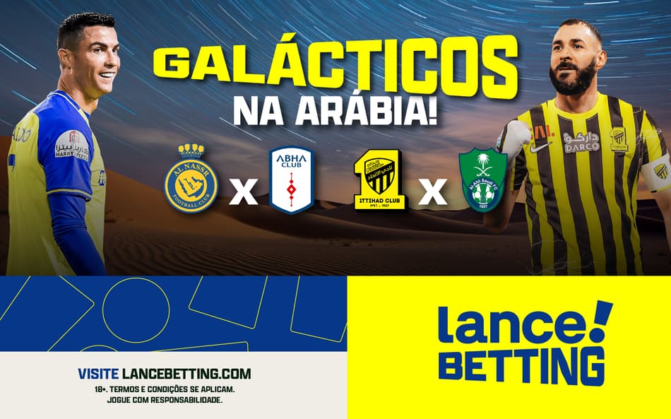 Como nos velhos tempos? Aposte R$50 e ganhe mais de R$110 com CR7 e Benzema no Saudita!