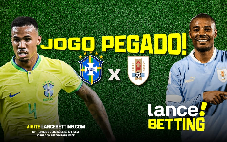 Jogo quente! Aposte R$100 e ganhe R$480 com combinada de Brasil e Uruguai pelas Eliminatórias