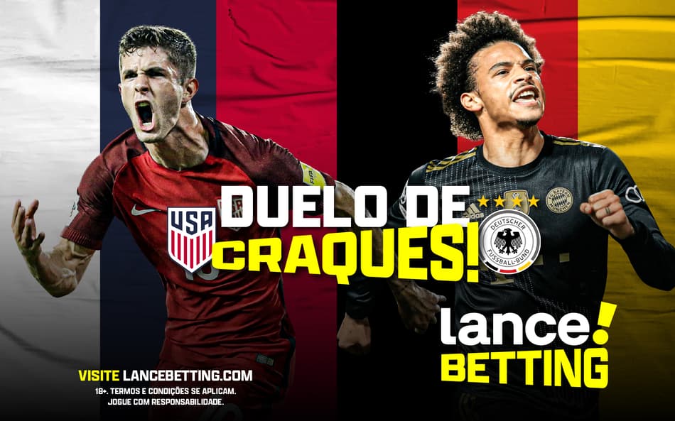 Chuva de gols! Aposte R$500 e ganhe mais de R$1500 com Estados Unidos e Alemanha!