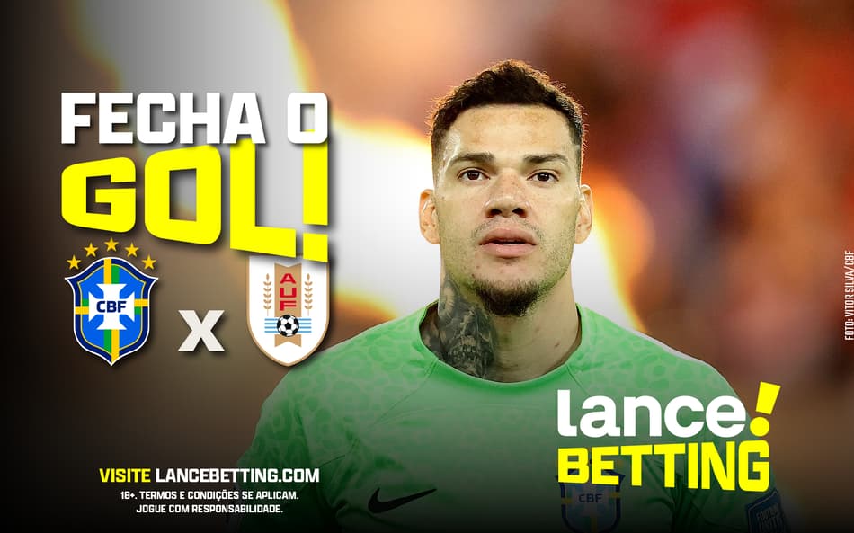 Muralha Brasileira! Aposte R$100 e ganhe R$300 se o Brasil vencer o Uruguai sem sofrer gols