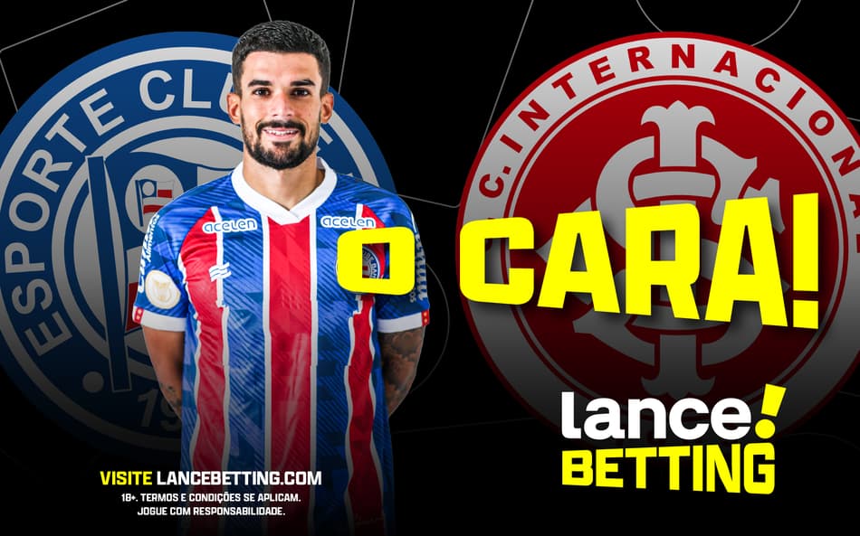 Bola na rede? Aposte R$100 e ganhe R$675 com vitória do Bahia e gol de Cauly contra o Inter