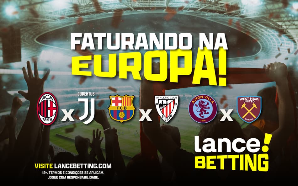 Para forrar! Aposte R$100 e ganhe R$2000 com a combinada de domingo na Europa!