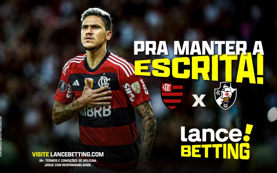 Pode se queixar à vontade! Aposte R$100 e ganhe R$470 com Pedro no Flamengo x Vasco