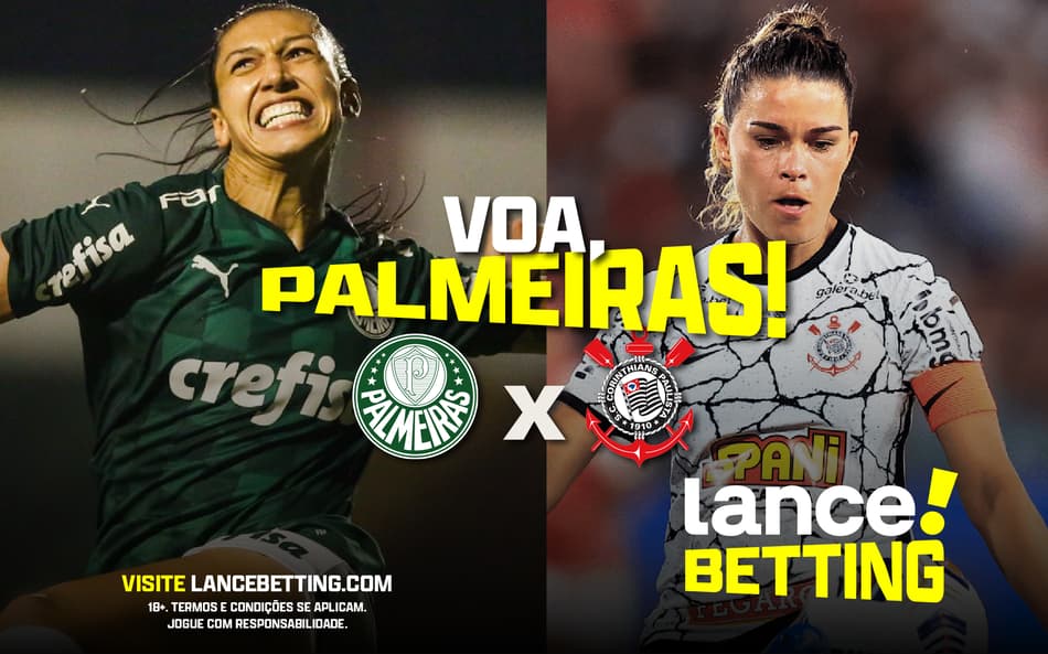 Vai, Palestra! Aposte R$100 e ganhe R$290 com vitória do Palmeiras na final da Libertadores Feminina