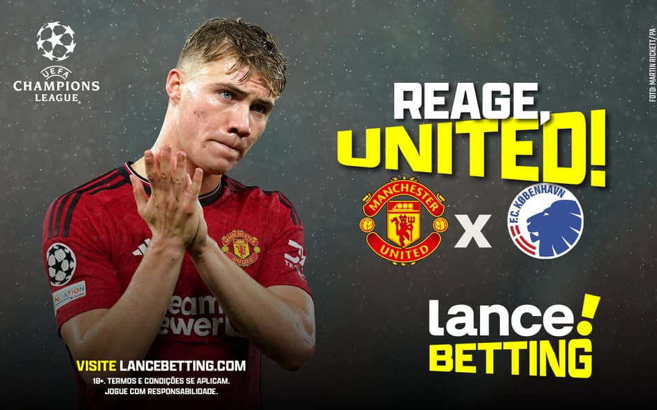 Pra voltar a vencer! Aposte R$100 e ganhe R$260 com o Manchester United na Champions