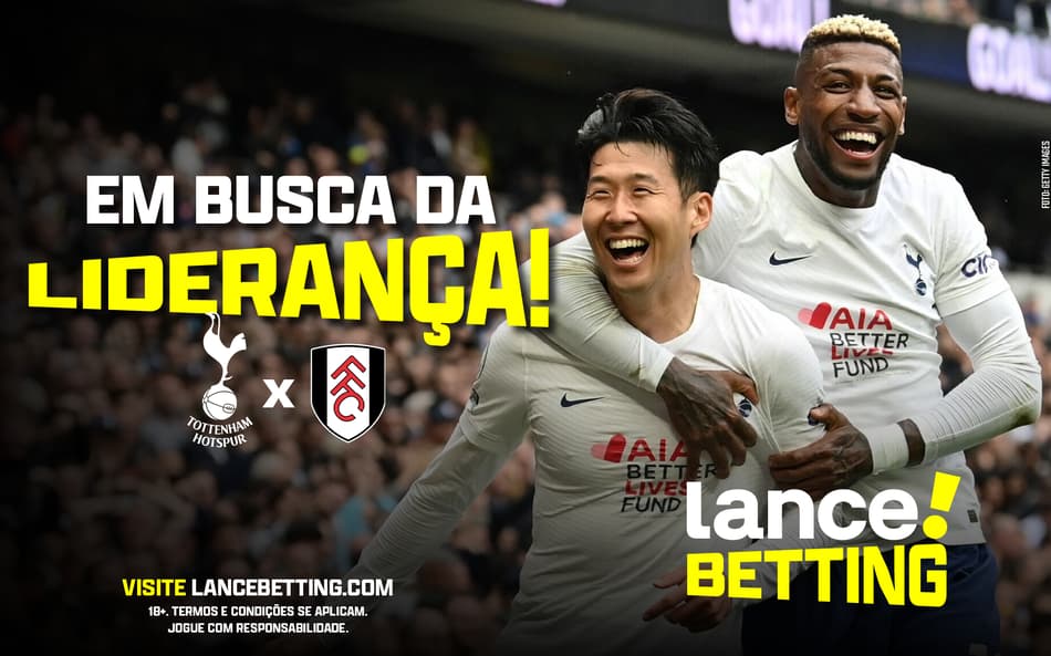 Duelo londrino! Aposte R$100 e ganhe mais de R$400 com o Tottenham contra o Fulham