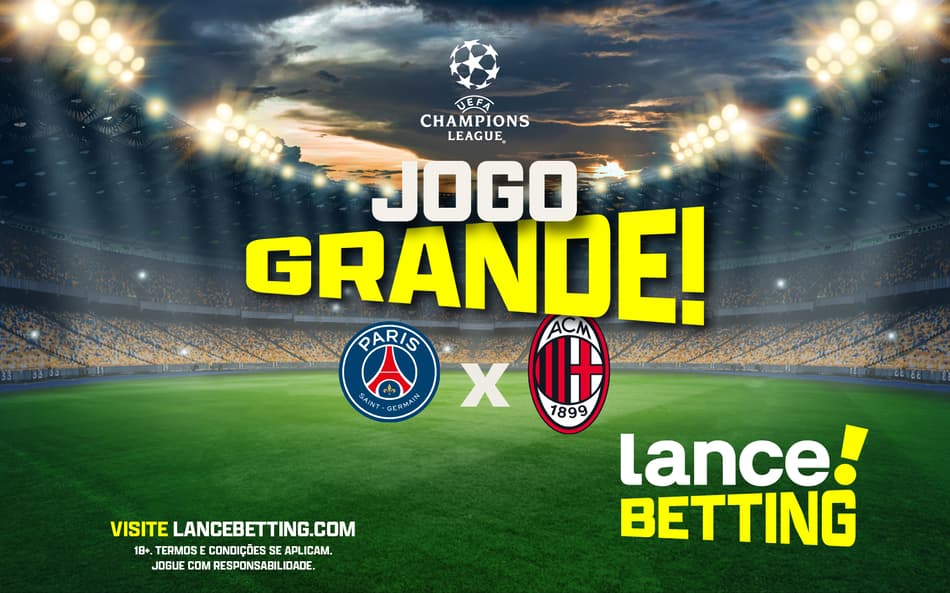 Paris vai tremer! Aposte R$100 e fature R$440 com PSG e Milan na Champions League