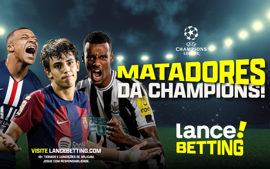 Artilheiros! Aposte R$100 e ganhe R$795 com João Félix, Isak e Mbappé na Champions