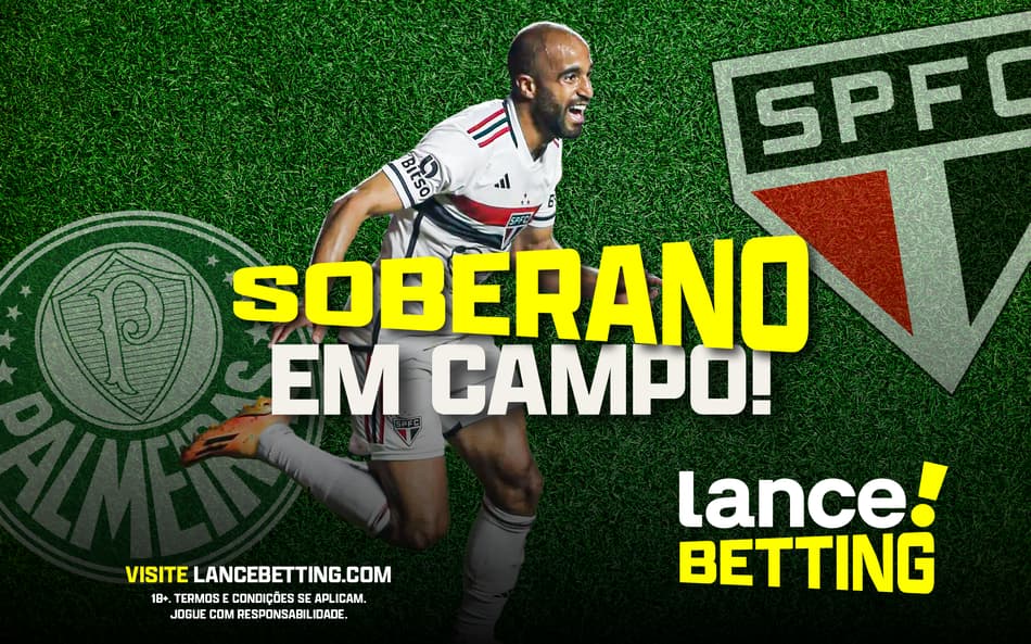 Ele resolve! Aposte R$100 e fature R$750 com Lucas Moura e São Paulo contra o Palmeiras