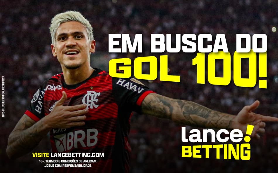 Camisa 9! Aposte R$100 e ganhe R$400 com Pedro e o Flamengo contra o Grêmio