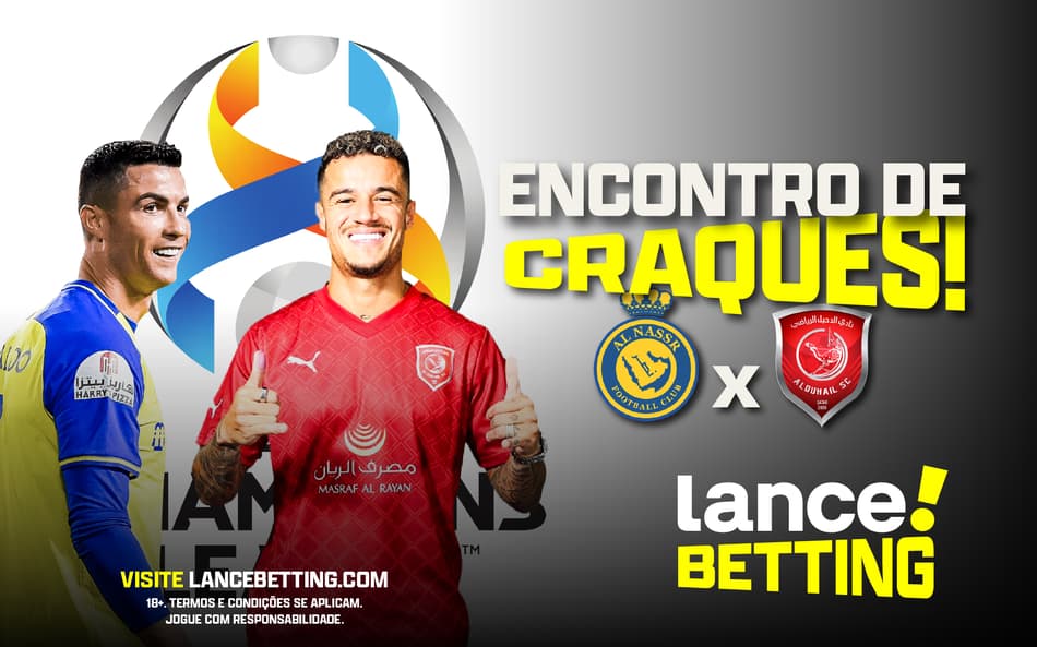 Estrelas do oriente! Aposte R$100 e ganhe R$225 com CR7 e Coutinho na Champions da Ásia