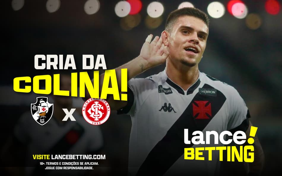 VASCO! Aposte R$100 e ganhe mais de R$600 com o Gigante da Colina contra o Internacional!