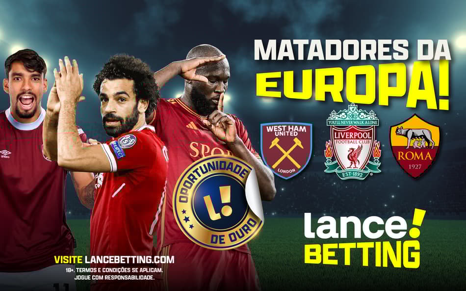 Quinta de Liga Europa! Aposte R$100 e fature mais de R$1300 com Lukaku, Salah e Paquetá