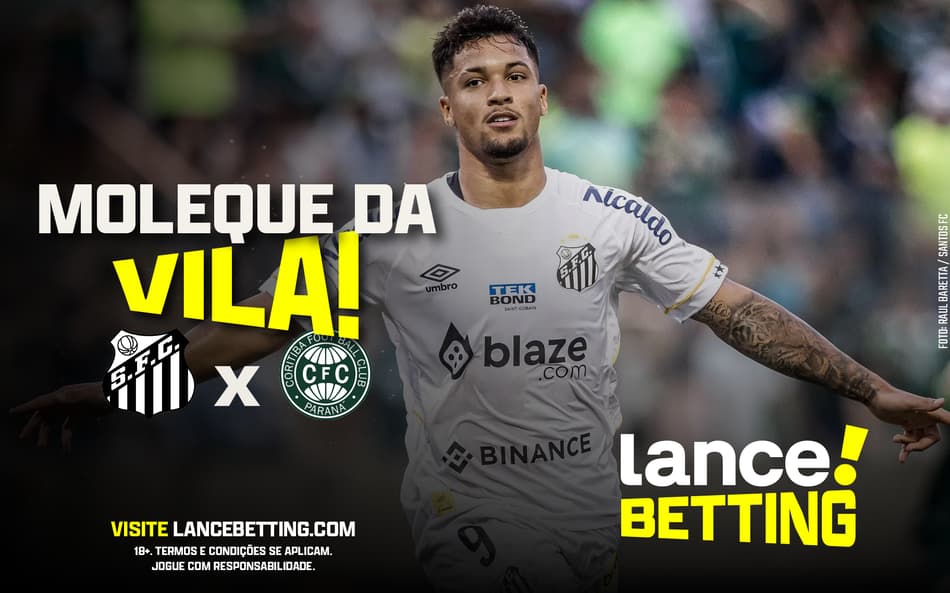 Vamos, Peixe! Aposte R$100 e ganhe mais de R$320 em Santos x Coritiba no Brasileirão!