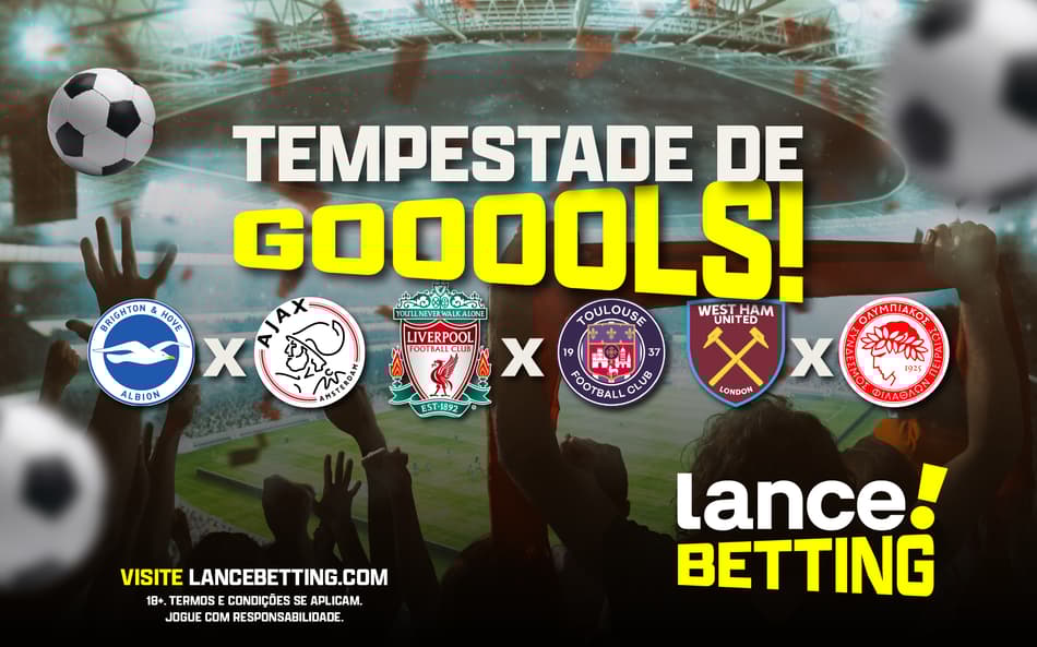 Combinada da Liga Europa! Aposte R$100 e ganhe R$450 com Liverpool, Ajax e West Ham