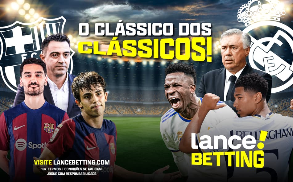 O grande desafio! Aposte R$100 e ganhe R$345 com a vitória do Barcelona no El Clásico