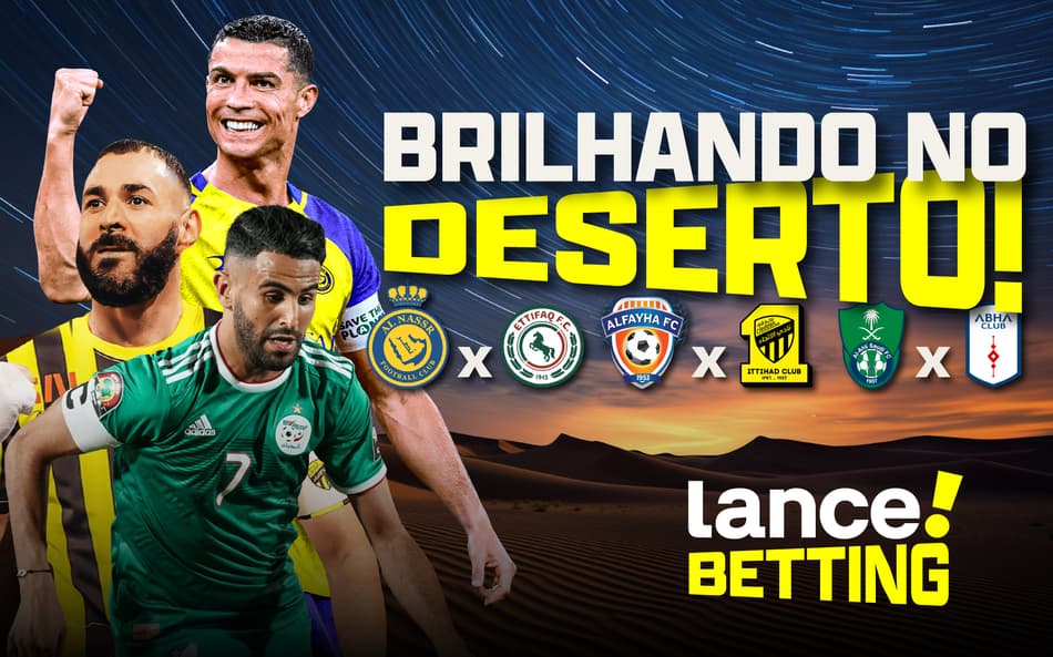 Estrelas da Arábia! Confira dicas sobre os confrontos da Copa do Rei Saudita na terça